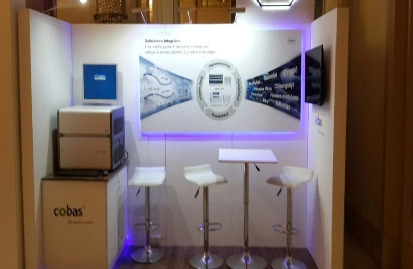 Stand Roche — diagnóstico molecular cobas