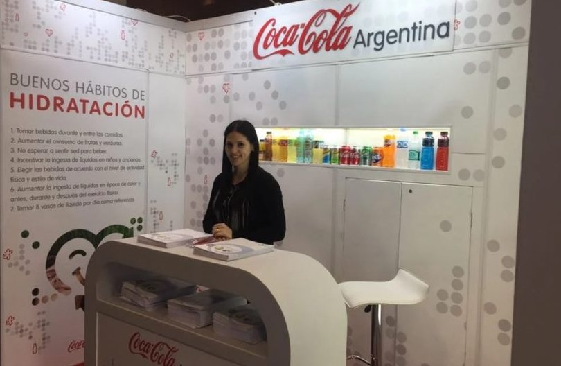 Stand Coca-Cola Argentina — activación institucional