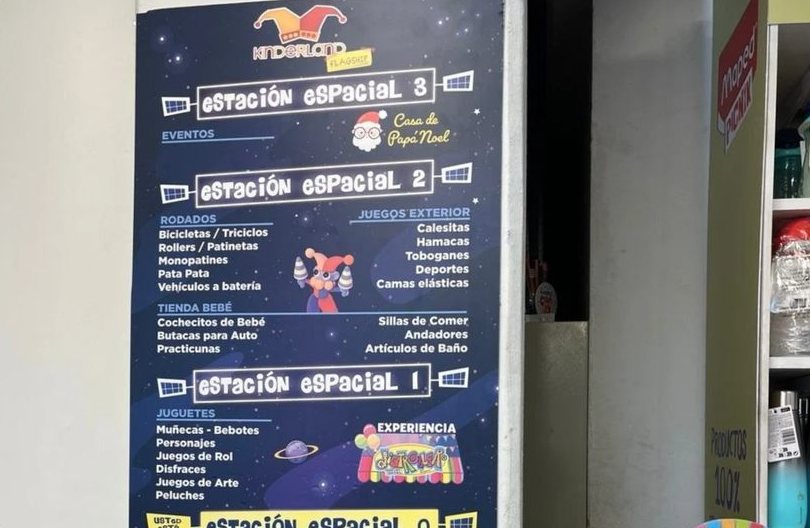 Cartelería Estación Espacial — KinderLand